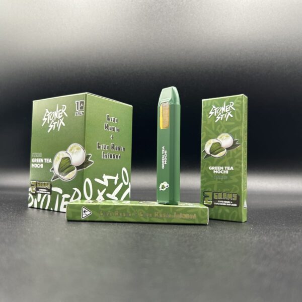 stoner stix green tea mochi
