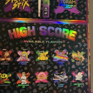 high score stoner stix disposable